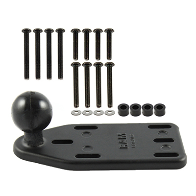 RAM Mounts RAM-B-346U Montage-Kit Schwarz Aluminium, Gummi