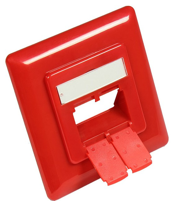 Alcasa GC-N0057 Wandplatte/Schalterabdeckung Rot