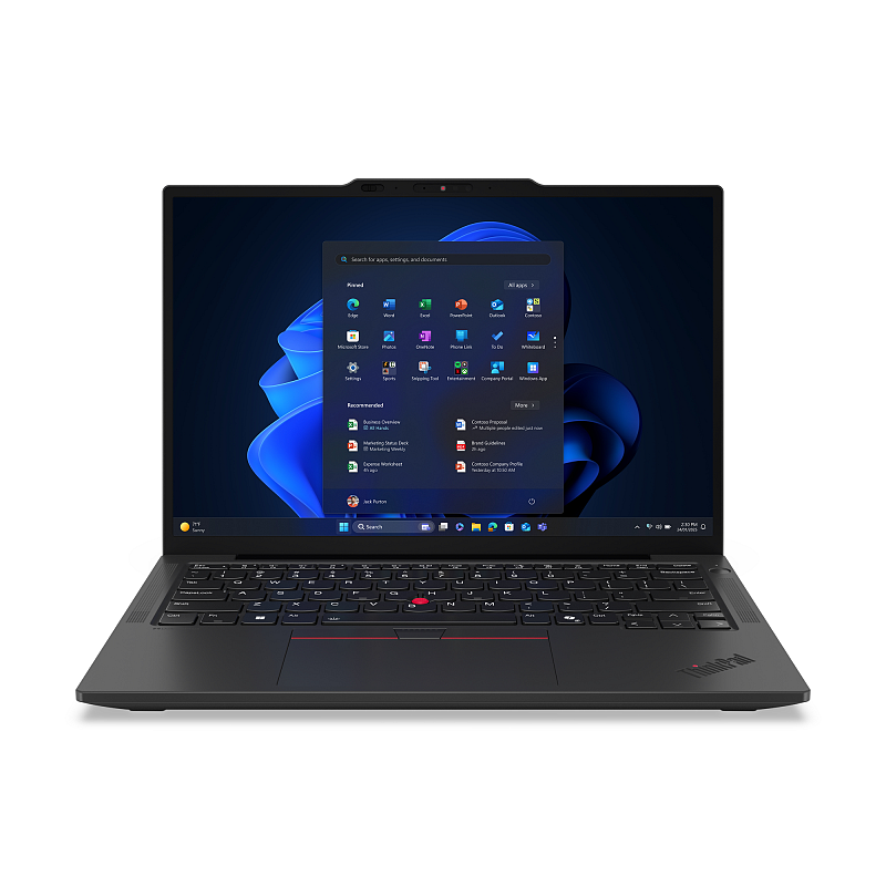 Lenovo ThinkPad X13 Gen 6 (Intel) Intel Core Ultra 5 225U Laptop 33,8 cm (13.3") WUXGA 32 GB LPDDR5x-SDRAM 1 TB SSD Wi-Fi 7 (802.11be) Windows 11 Pro Deutsch Schwarz