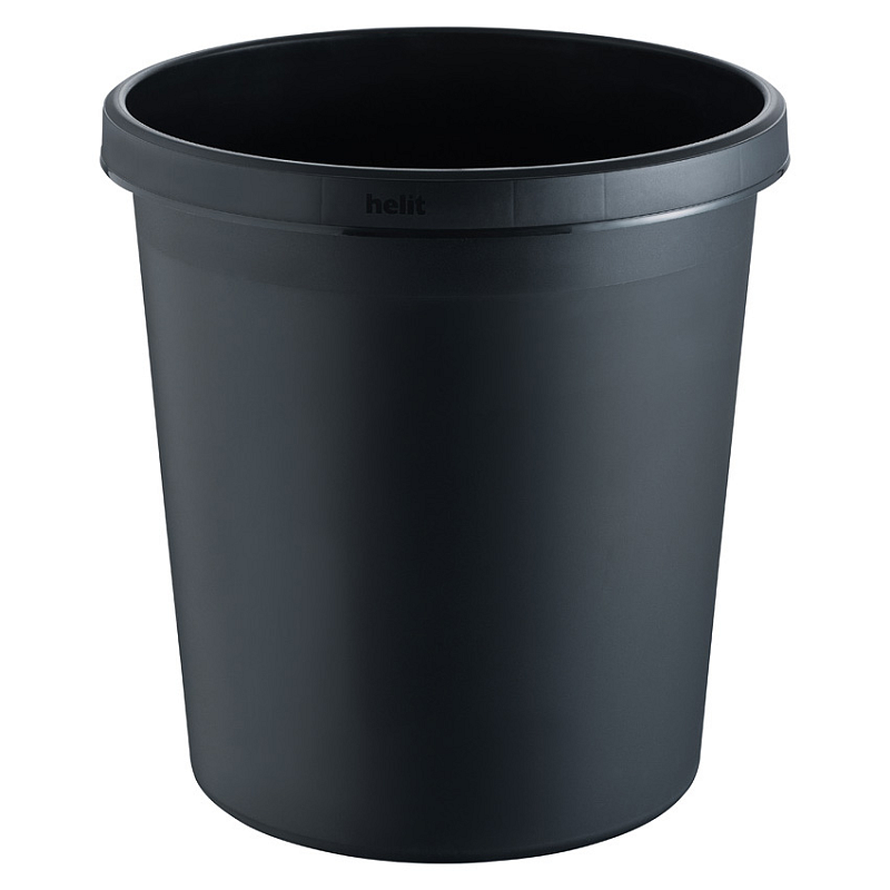 Helit H61058 Abfallbehälter Kunststoff Schwarz