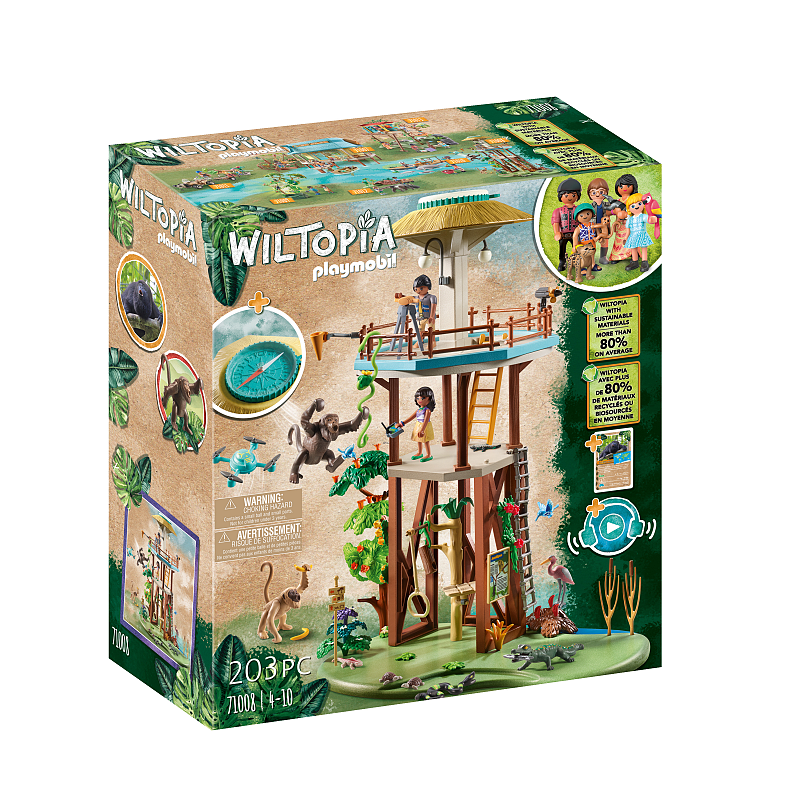 Playmobil Wiltopia Forschungsturm mit Kompass