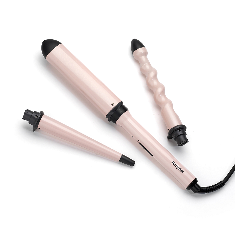 BaByliss Curl & Wave Trio Lockenstab Warm Schwarz, Pink 58 W 2,5 m
