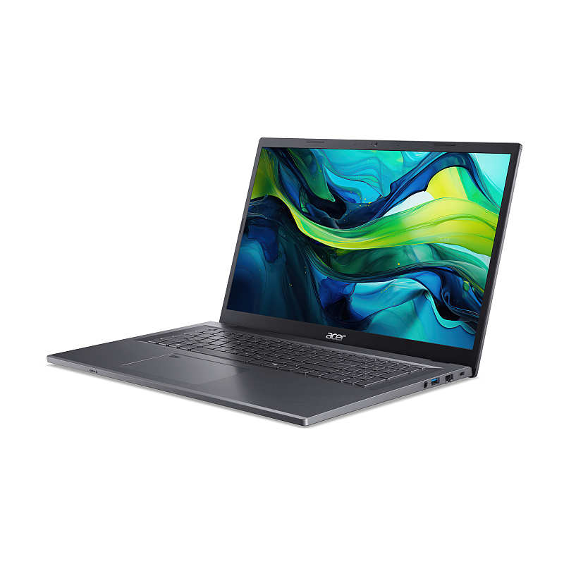 Acer Aspire A17-51M-558T Intel Core 5 120U Laptop 43,9 cm (17.3") Full HD 16 GB LPDDR5-SDRAM 512 GB SSD Wi-Fi 6E (802.11ax) Windows 11 Pro Grau