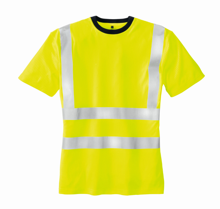 BIG Arbeitsschutz teXXor 7008 HOOGE, S Hemd Grau, Gelb