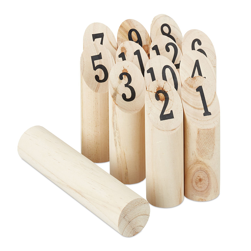 Relaxdays 10023484 Wurfspiel Kubb