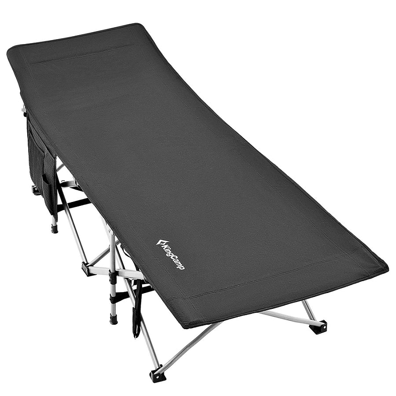 KingCamp KC8009_BLACK Camping-Bett Oxford Stahl Kindereinzelbett