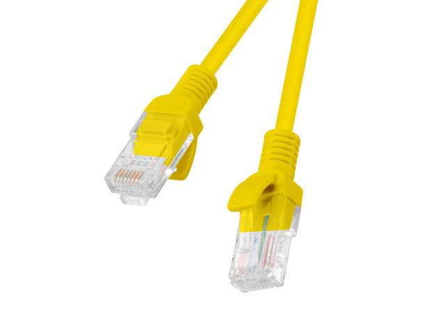 Lanberg PCU5-20CC-0025-Y Netzwerkkabel Gelb 0,25 m Cat5e U/UTP (UTP)
