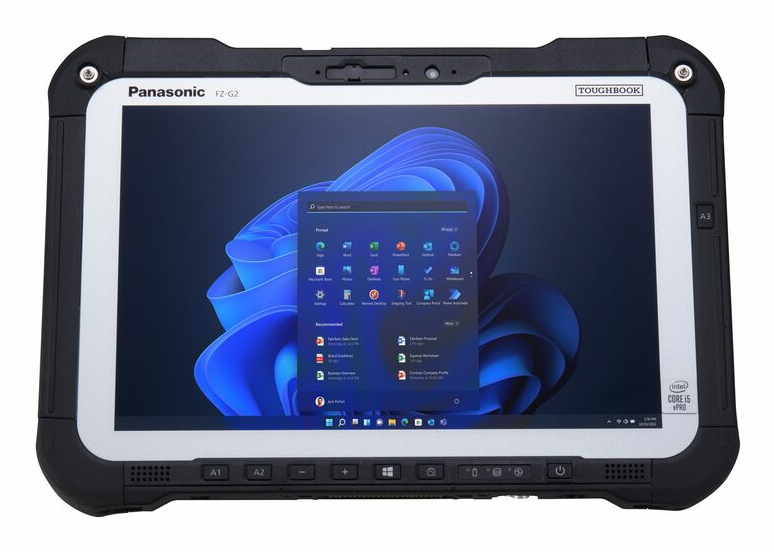 Panasonic Toughbook G2 MK2 5G Intel® Core™ i5 512 GB 25,6 cm (10.1") 16 GB Wi-Fi 6E (802.11ax) Windows 11 Pro Schwarz, Grau