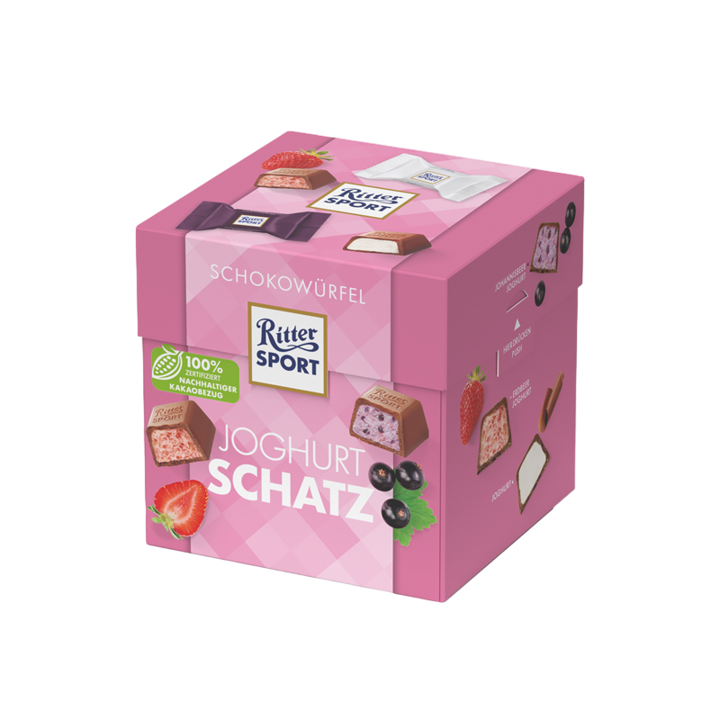 Ritter Sport Schokowürfel Joghurtschatz Milchschokolade 1 g
