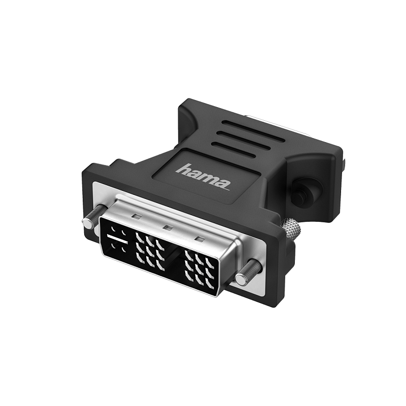 Hama 00200340 Kabeladapter DVI-I VGA (D-Sub) Schwarz
