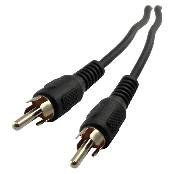 Schwaiger CIK6001 531 Audio-Kabel 1,5 m RCA Schwarz