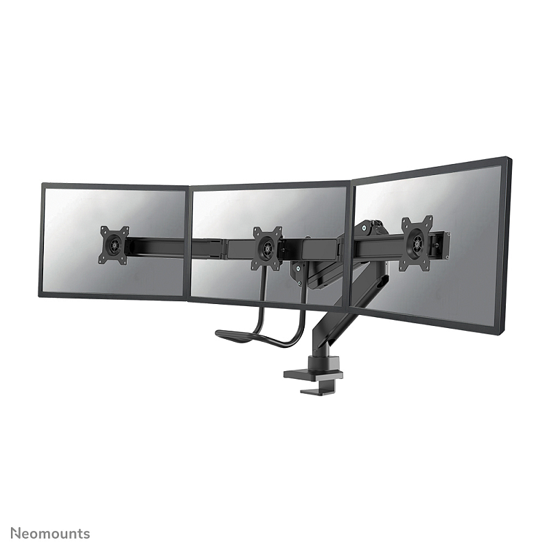 Neomounts NM-D775DX3BLACK Monitorarm 17-27" - Gasfeder - Topfix - 180°-Stopp
