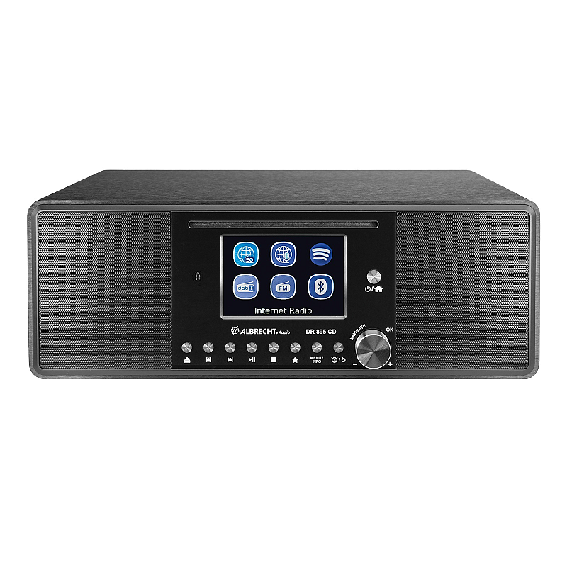 Albrecht DR 895 CD Tragbar Digital Schwarz