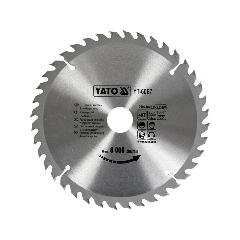 Yato YT-6067 Kreissägeblatt 21 cm 1 Stück(e)