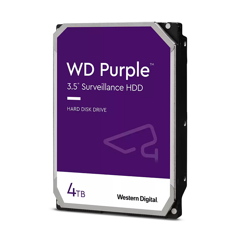 Western Digital Purple Interne Festplatte 4 TB 5400 RPM 256 MB 3.5" Serial ATA III
