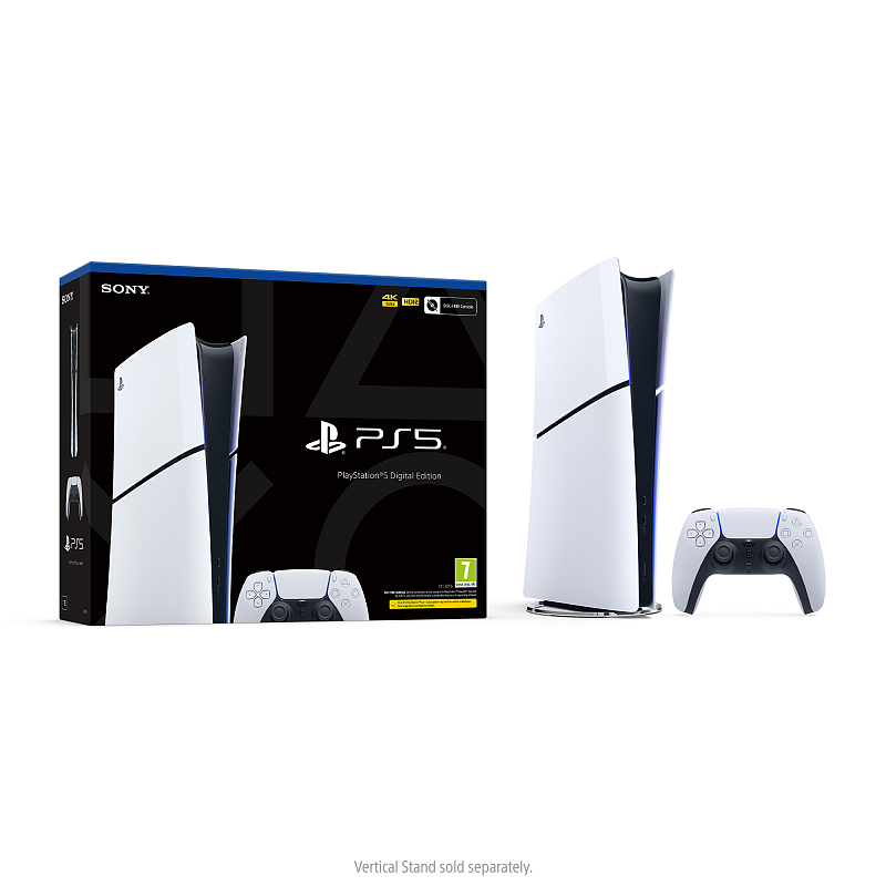 Sony PlayStation 5 Slim Digital 1 TB WLAN Schwarz, Weiß