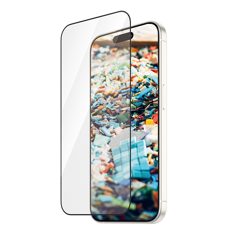PanzerGlass ® Re:fresh Displayschutz iPhone 15 Pro | Ultra-Wide Fit m. EasyAligner