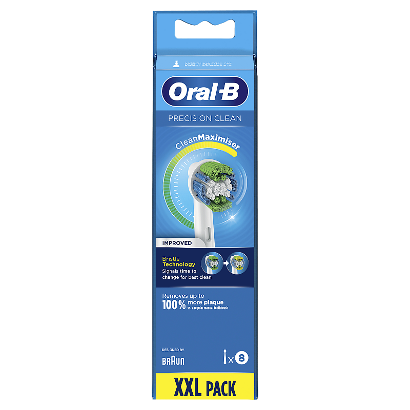 Oral-B Precision Clean 80339355 Elektrischer Zahnbürstenkopf 8 Stück(e) Blau, Weiß