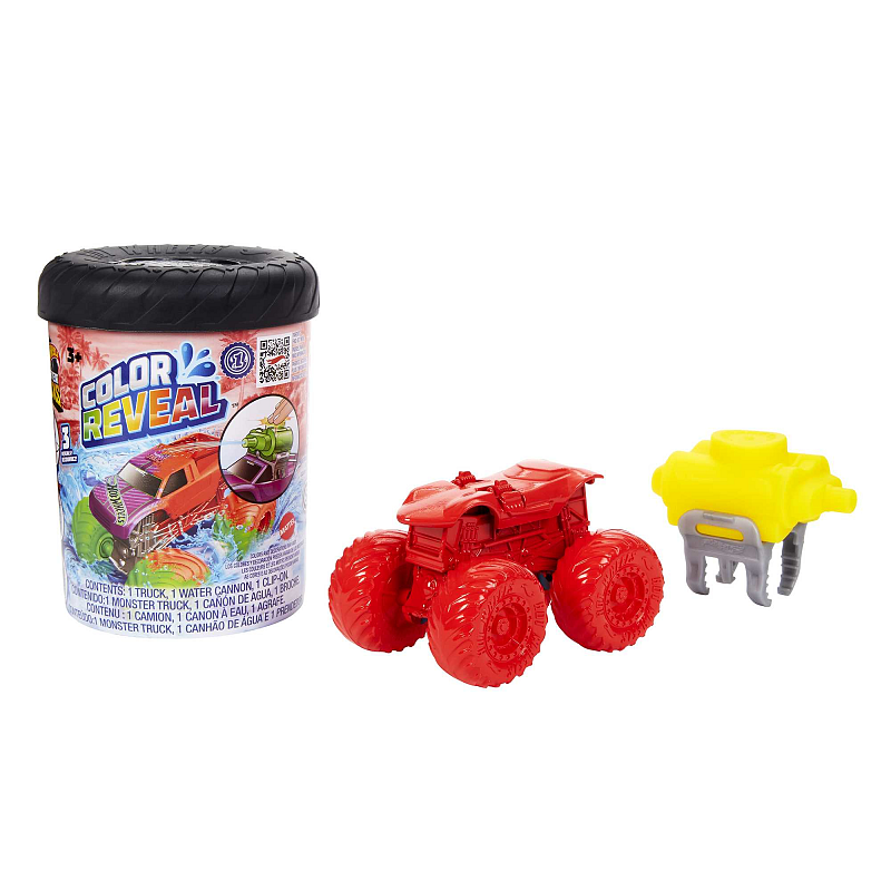 Hot Wheels Monster Trucks Color Reveal Truck, für Kinder ab 3 Jahren