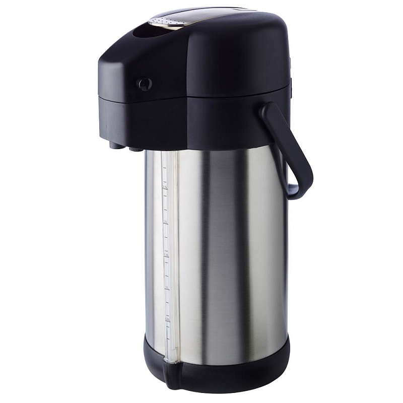 APS-Germany 10916 Thermosflasche 3 l Schwarz, Edelstahl