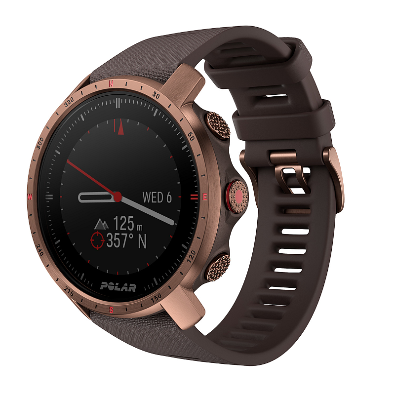 Polar Grit X Pro 3,05 cm (1.2") MIP 47 mm Digital 240 x 240 Pixel Touchscreen Braun GPS