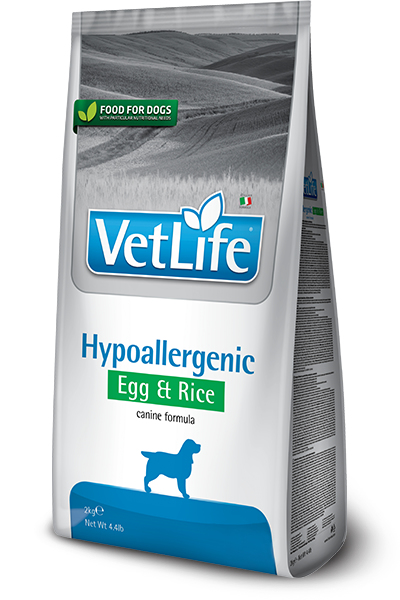Farmina Pet Food Vet Life Hypoallergenic 12 kg Adult Egg, Reis
