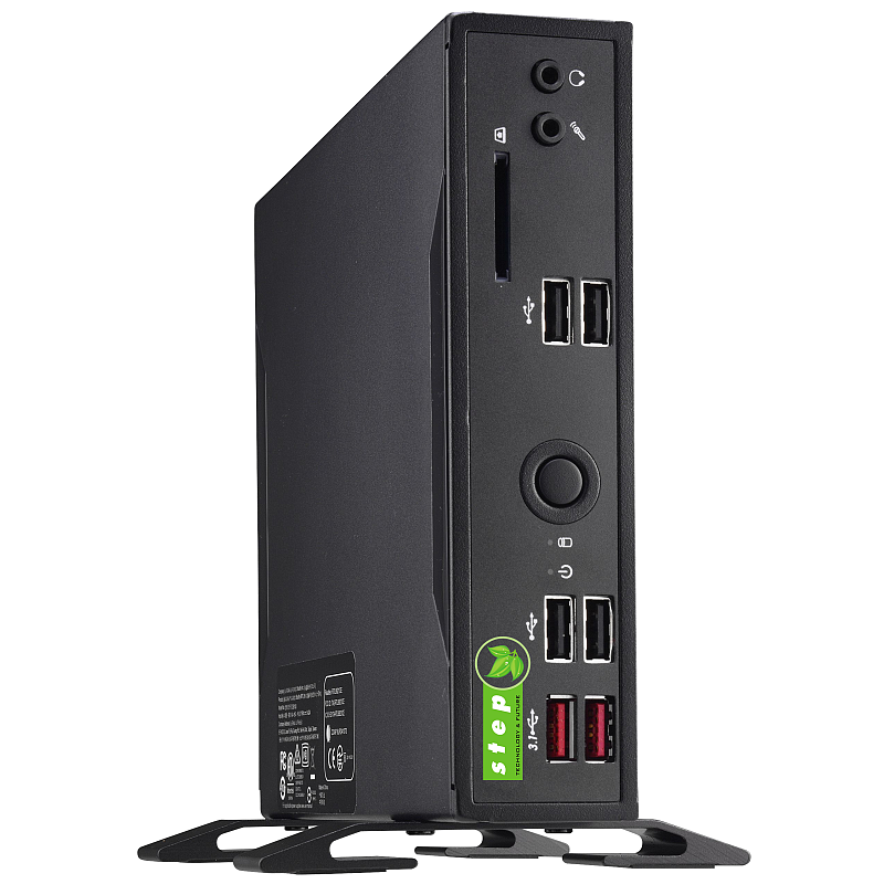 step DS4105P Intel® Core™ i5 i5-10210U 8 GB DDR4-SDRAM 256 GB SSD Windows 10 Pro Mini PC Mini-PC Schwarz