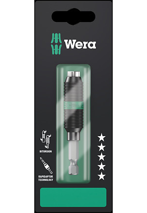 Wera 05073420001 Schraubendreherbit-Halter Edelstahl 25,4 / 4 mm (1 / 4")