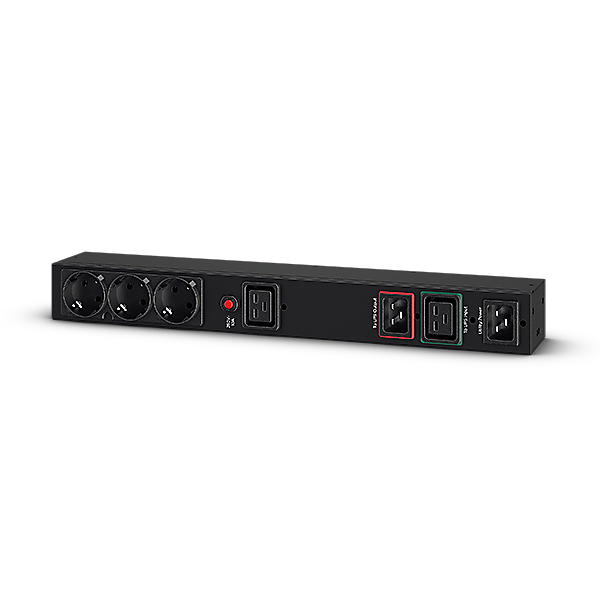 CyberPower MBP20HVIEC6A Maintenance Bypass PDU Rack 1U, Eingang 16A- (1) IEC C19 + (2) IEC C20, Ausgang 16A- (3) Schuko für OR + OL + OLSA Rackmount