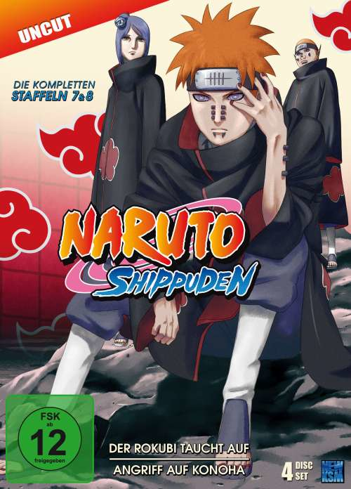 KSM GmbH Naruto Shippuden, Staffel 7+8 - Folge 364-395 (4 Disc Set)