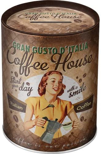 Nostalgic Art Coffee House Spardose Mehrfarbig Metall 1 Stück(e)
