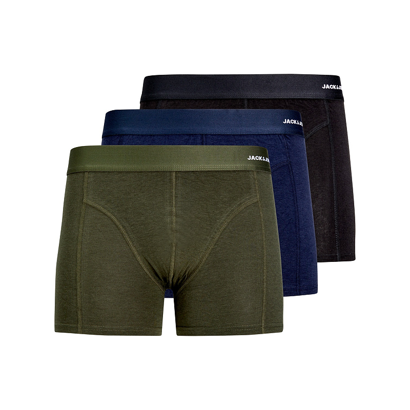 Jack & Jones 12198852 Boxer-Unterhose Schwarz, Grün, Navy