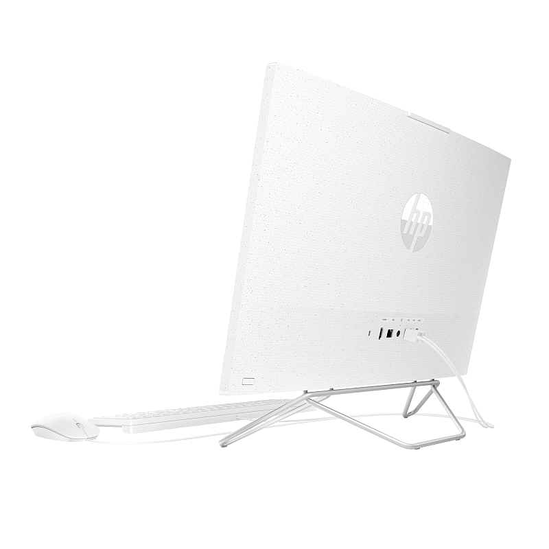 HP 24-cb1009ng Bundle Intel® Core™ i5 i5-1235U 60,5 cm (23.8") 1920 x 1080 Pixel All-in-One-PC 8 GB DDR4-SDRAM 512 GB SSD NVIDIA GeForce MX450 Windows 11 Home Wi-Fi 5 (802.11ac) Weiß