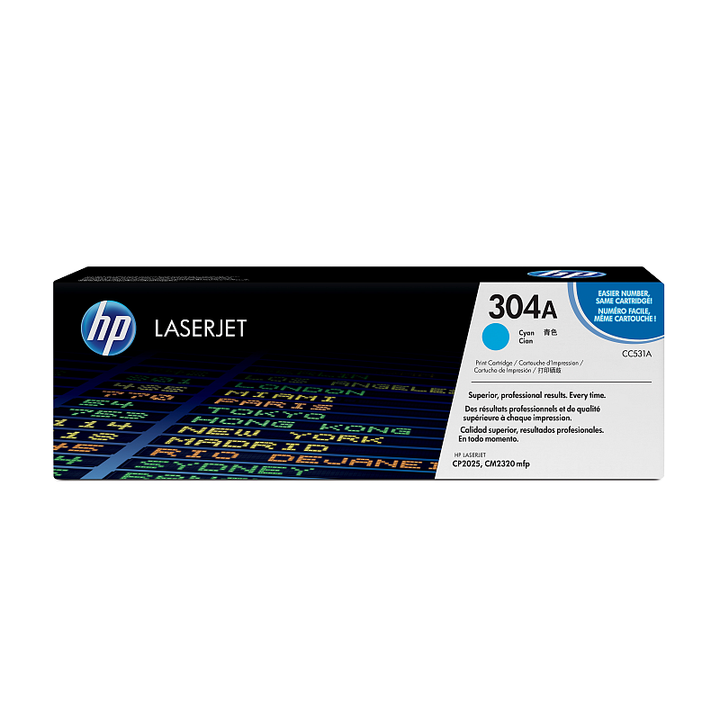 HP 304A Cyan Original LaserJet Tonerkartusche