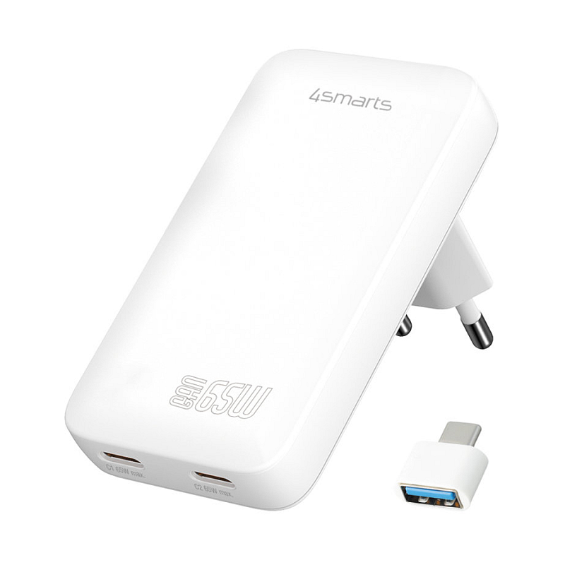 4smarts 542065 Ladegerät für Mobilgeräte Universal Weiß AC Drinnen