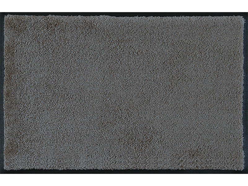 wash+dry Smokey Mount Dekorative Fußmatte Drinnen Rechteckig Grau