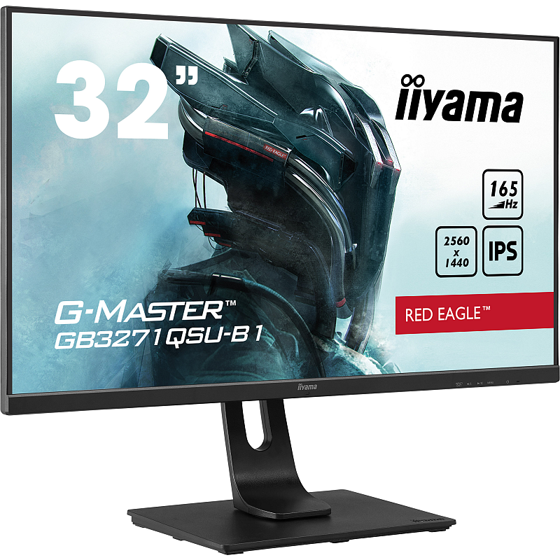 iiyama G-MASTER GB3271QSU-B1 Computerbildschirm 80 cm (31.5") 2560 x 1440 Pixel Wide Quad HD LED Schwarz