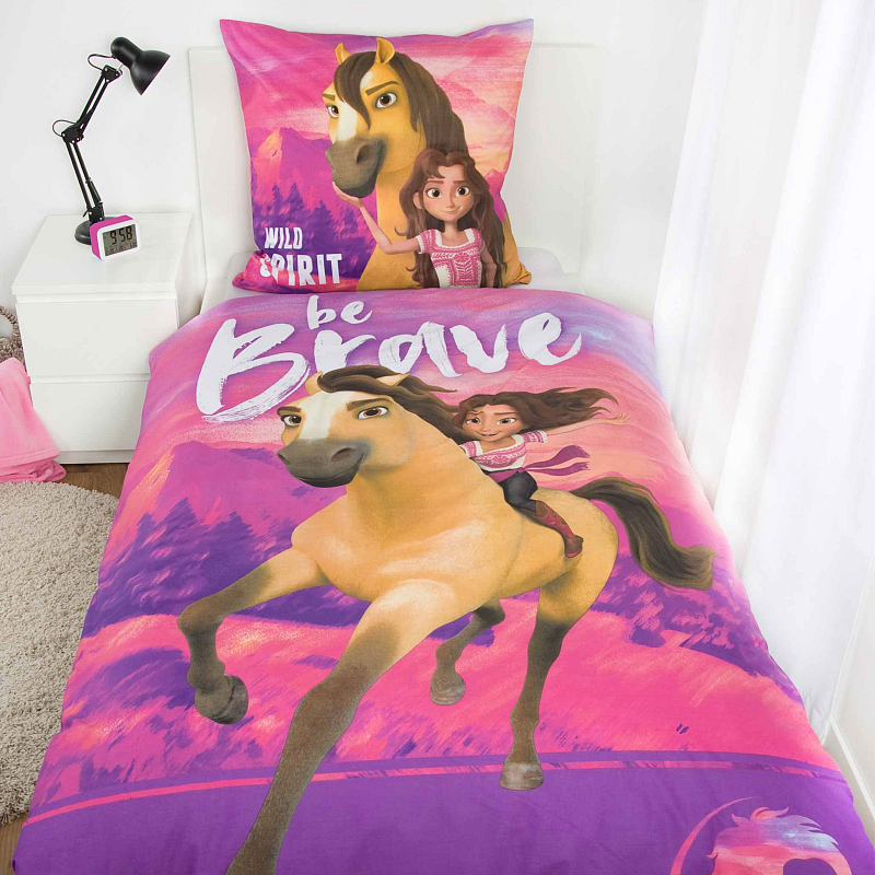 HERDING Spirit Kinderbettwäsche - Be brave - 80-x-80-cm-135-x-200-cm