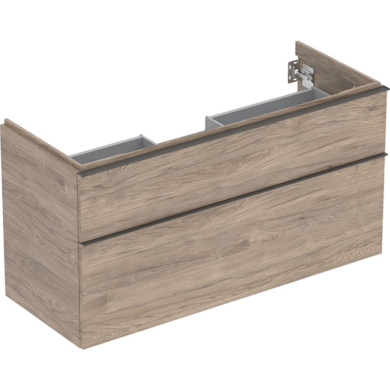 Geberit 502.306.JR.1 Schrankteil Walnuss, Grau, Holz