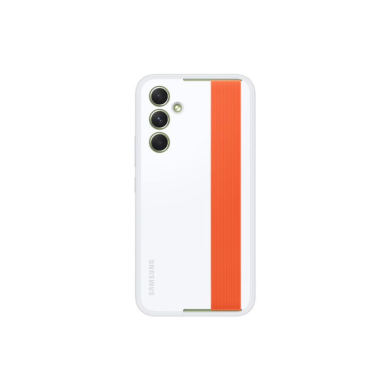 Samsung EF-XA546 Handy-Schutzhülle 16,3 cm (6.4") Cover Orange, Weiß