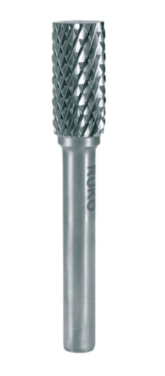 RUKO 116012 Rotierender Entgrater Wolframcarbid Conical/Cylindrical Eisenguss, Edelstahl, Stahl, Titanium alloys 1 Stück(e)
