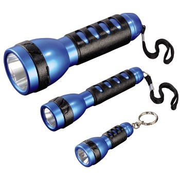 Hama FL-130 Torch Set Schwarz, Blau Taschenlampe LED