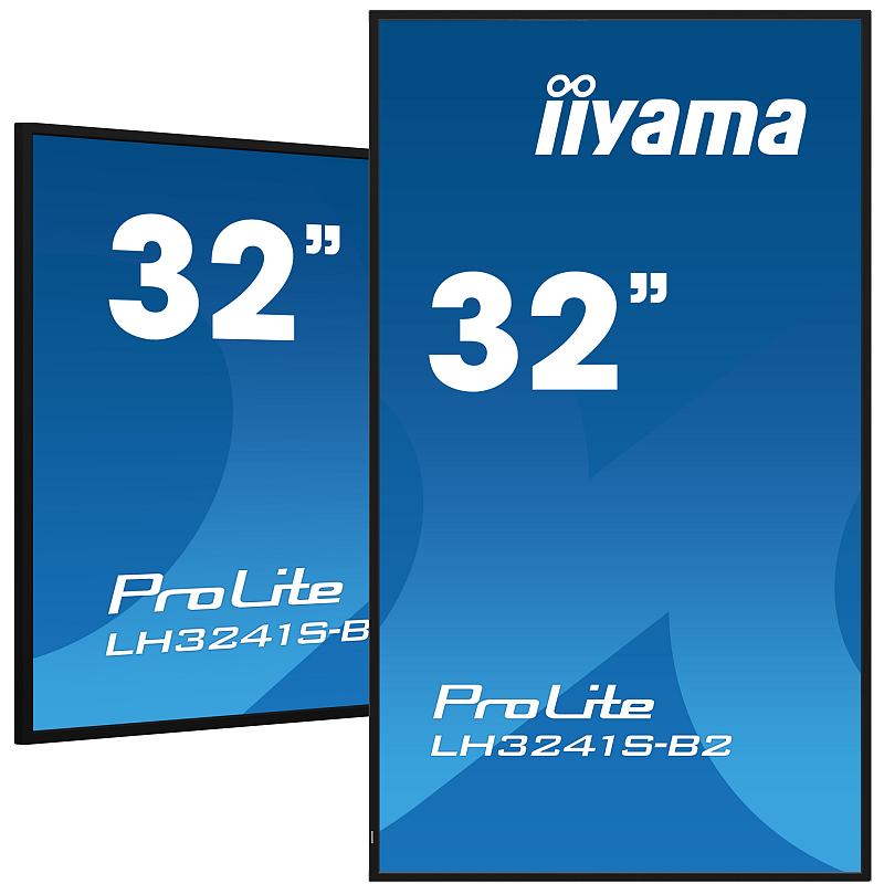 iiyama LH3241S-B2 Signage-Display Kiosk-Design 80 cm (31.5") LED 350 cd/m² Full HD Schwarz 24/7