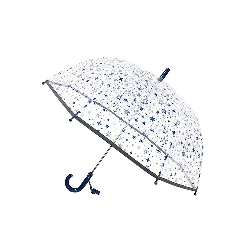 Gift Company BUL6770 Regenschirm Blau, Transparent Fiberglas Polyolefin-Elastomer (POE) Volle Größe