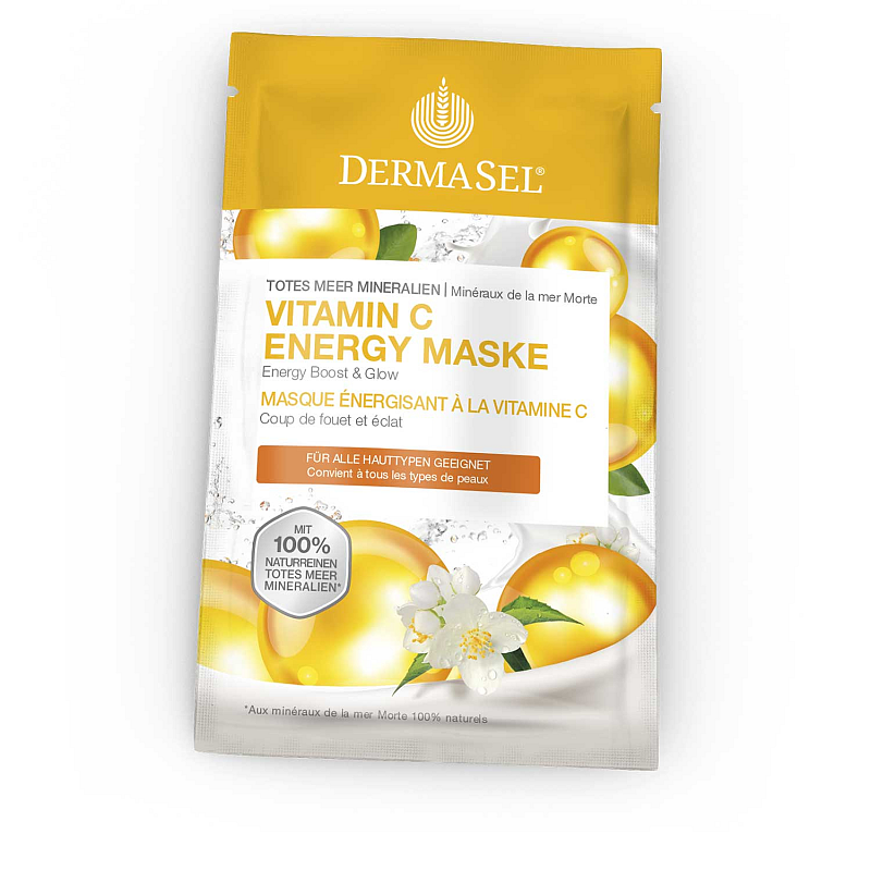 DermaSel Vitamin C Energy Maske Frauen 12 ml