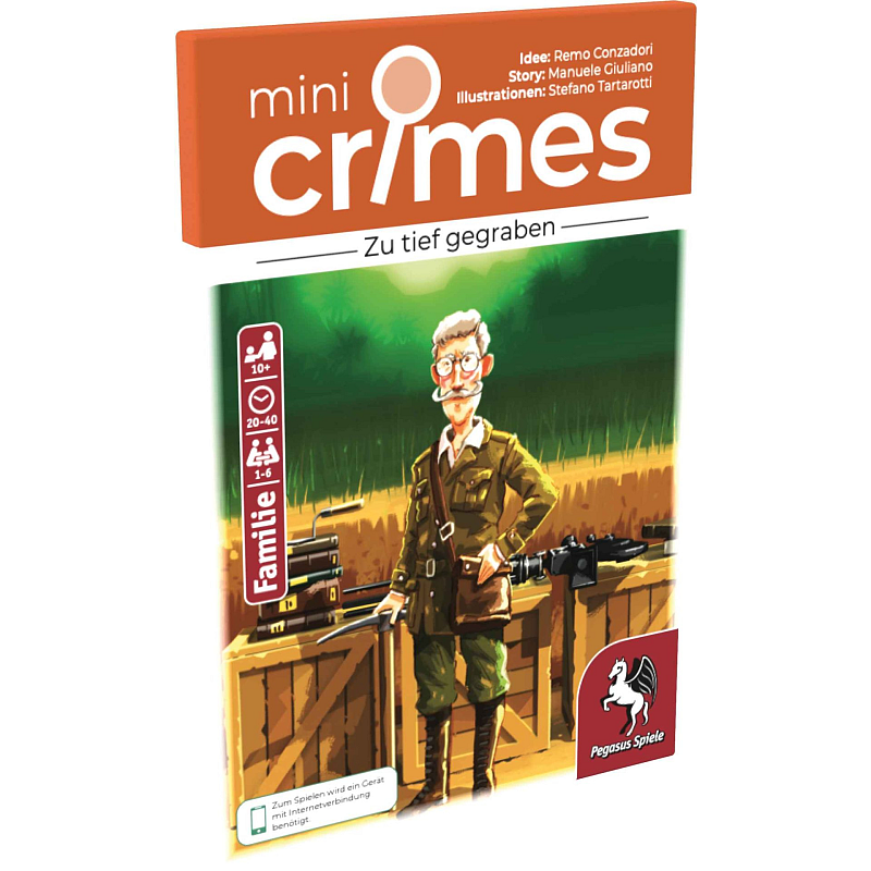 Pegasus MiniCrimes 40 min Kartenspiel Familie