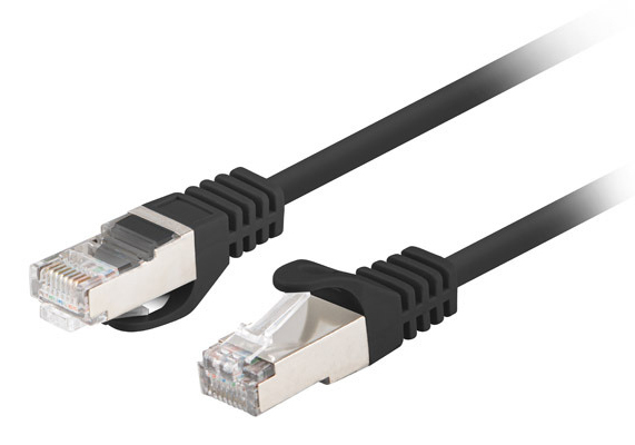 Lanberg PCF6-20CC-0200-BK Netzwerkkabel Schwarz 2 m Cat6 F/UTP (FTP)