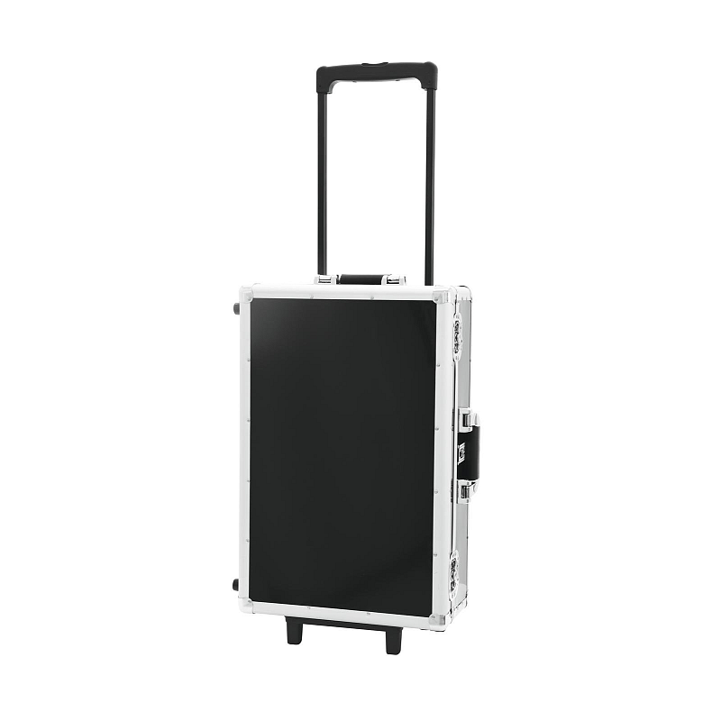 Roadinger 30122087 Audiogeräte-Koffer/Tasche Aufzeichnungen Trolley-Koffer Sperrholz Schwarz, Silber