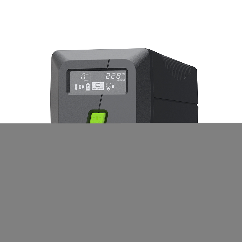 Green Cell Unterbrechungsfreie Stromversorgung (USV) Line-Interaktiv 0,85 kVA 480 W 2 AC-Ausgänge