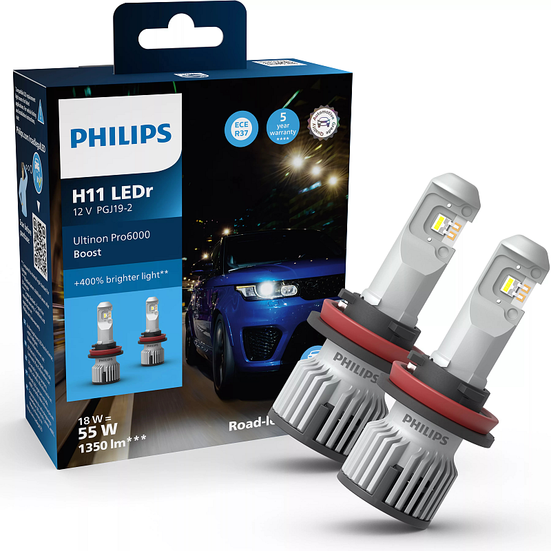 Philips Ultinon Pro6000 Boost 11362U60BX2 Fahrzeugscheinwerferlampe